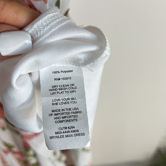 SHOW ME YOUR MUMU off shoulder side slits floral maxi dress - Picture 10 of 10